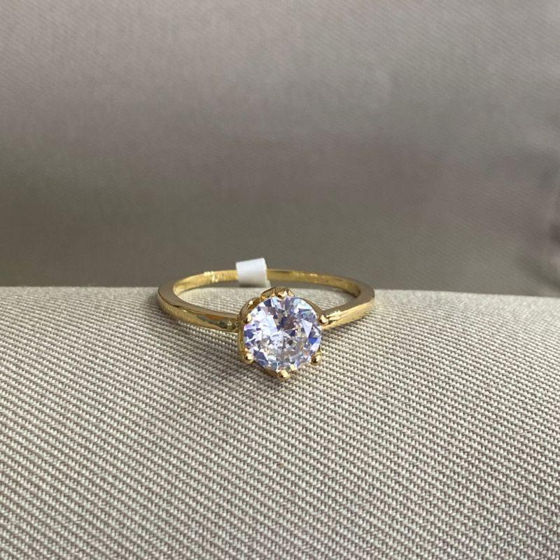 ANEL SOLITARIO ZIRCONIA G