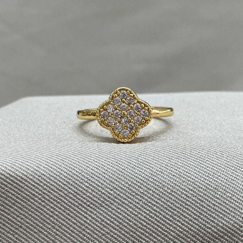 ANEL TREVO CRAVEJADO