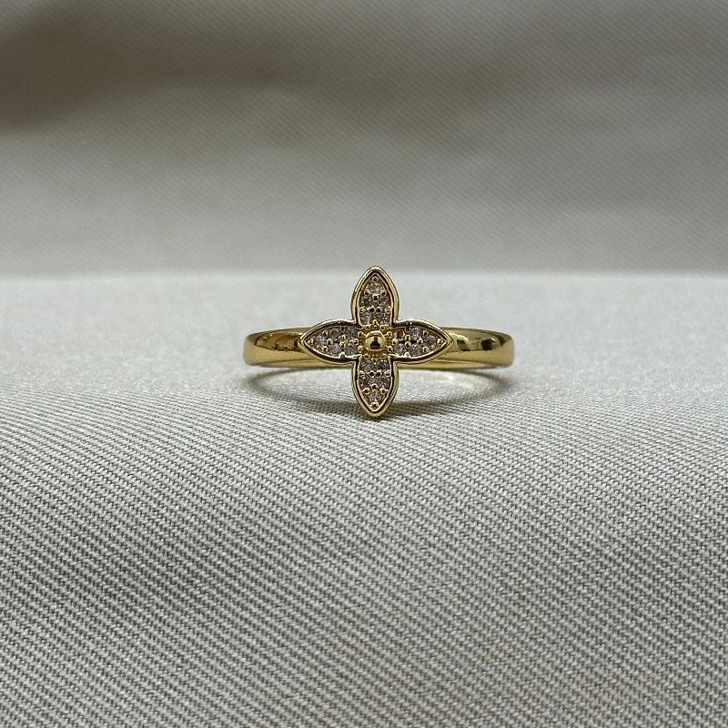 ANEL TREVO CRAVEJADO