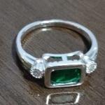 ANEL ZIRCONIA QUADRADA