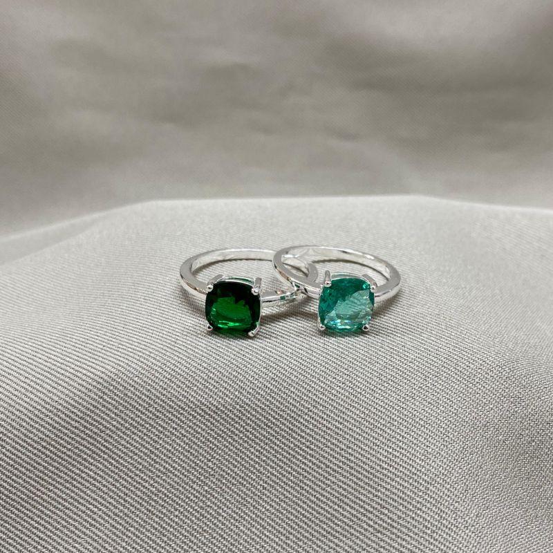 ANEL ZIRCONIA QUADRADA