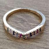 ANEL ZIRCONIAS COLORIDAS