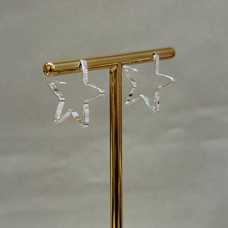 ARGOLA FIO CHATO 2MM ESPESSURA 19MM  ESTRELA