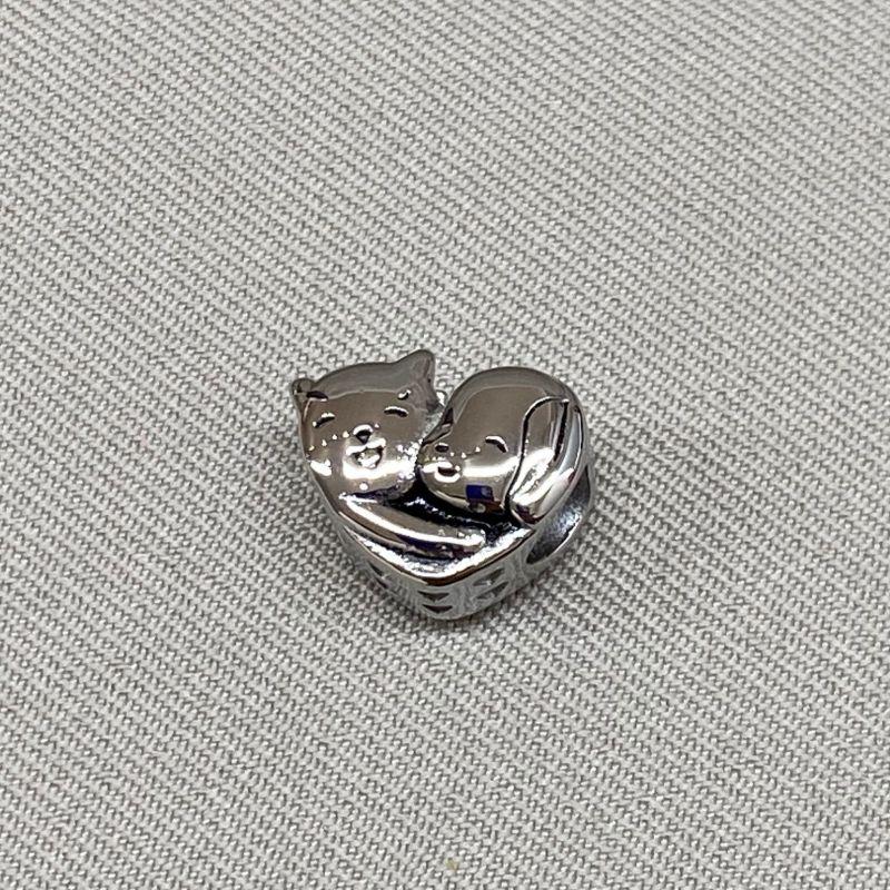 BERLOQUE GATINHO E CACHORRO ABRAÇADOS SEPARADOR