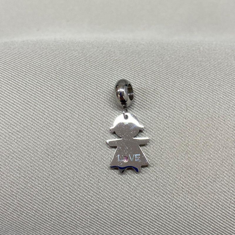 BERLOQUE PENDURICALHO DE MENINA COM ESCRITO 