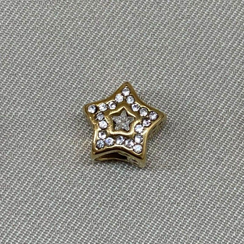 BERLOQUE SEPARADOR ESTRELA CRAVEJADA CRISTAL