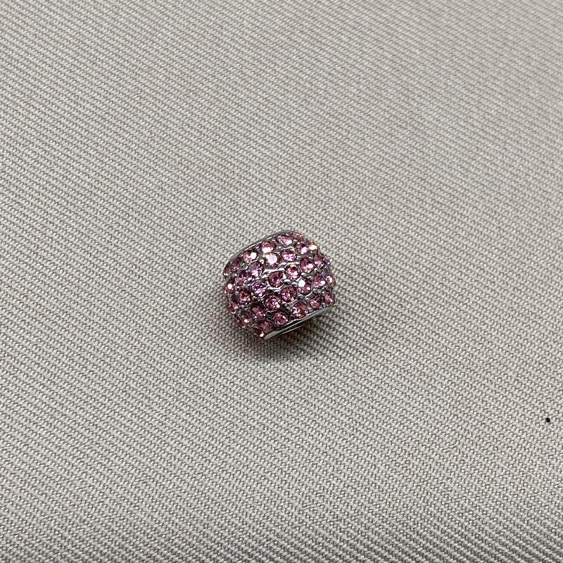 BERLOQUE SEPARADOR REDONDO TODO CRAVEJADO PINK