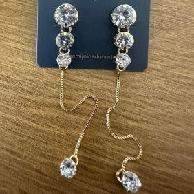 BRINCO 4 ZIRCONIAS REDONDAS 