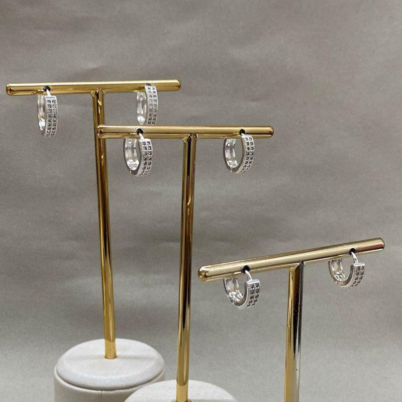 BRINCO ARGOLA 2 FILA CRAVEJADAS