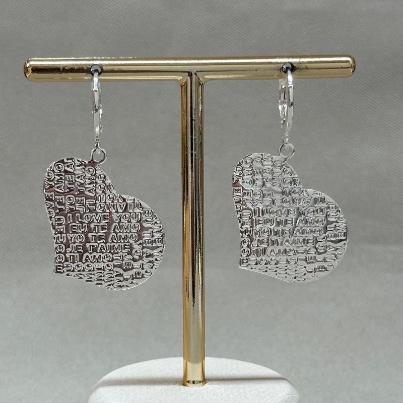 BRINCO ARGOLA CLICK CORAÇÃO I LOVE YOU