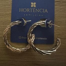 BRINCO ARGOLA CORDA ACHATADA