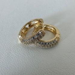 BRINCO ARGOLA CRAVEJADA