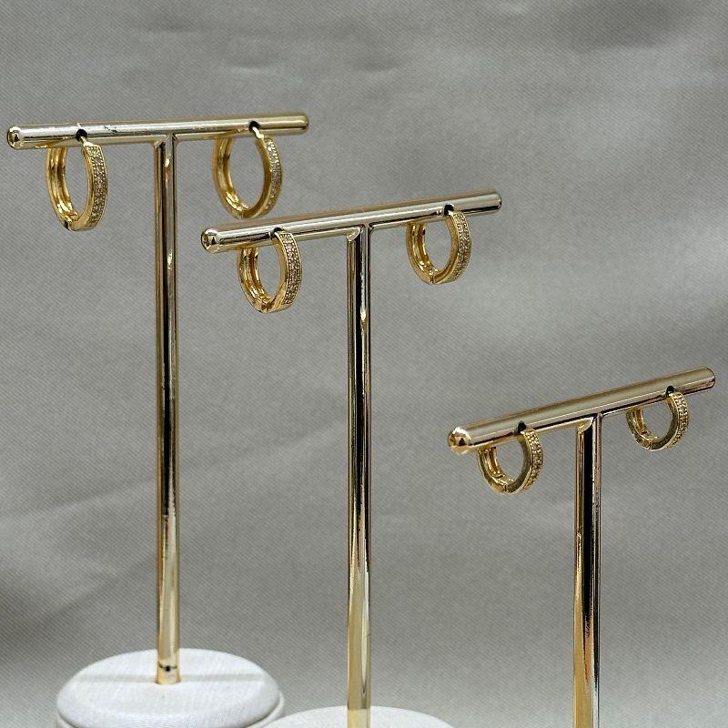 BRINCO ARGOLA CRAVEJADA