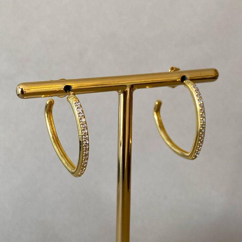 BRINCO ARGOLA CRAVEJADO