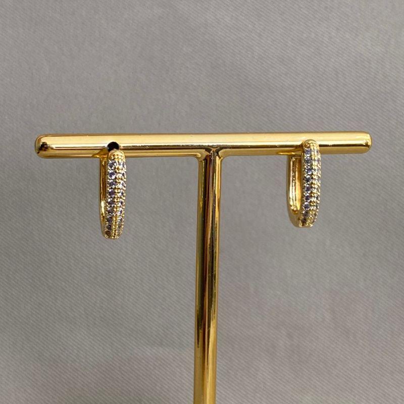 BRINCO ARGOLA CRAVEJADO