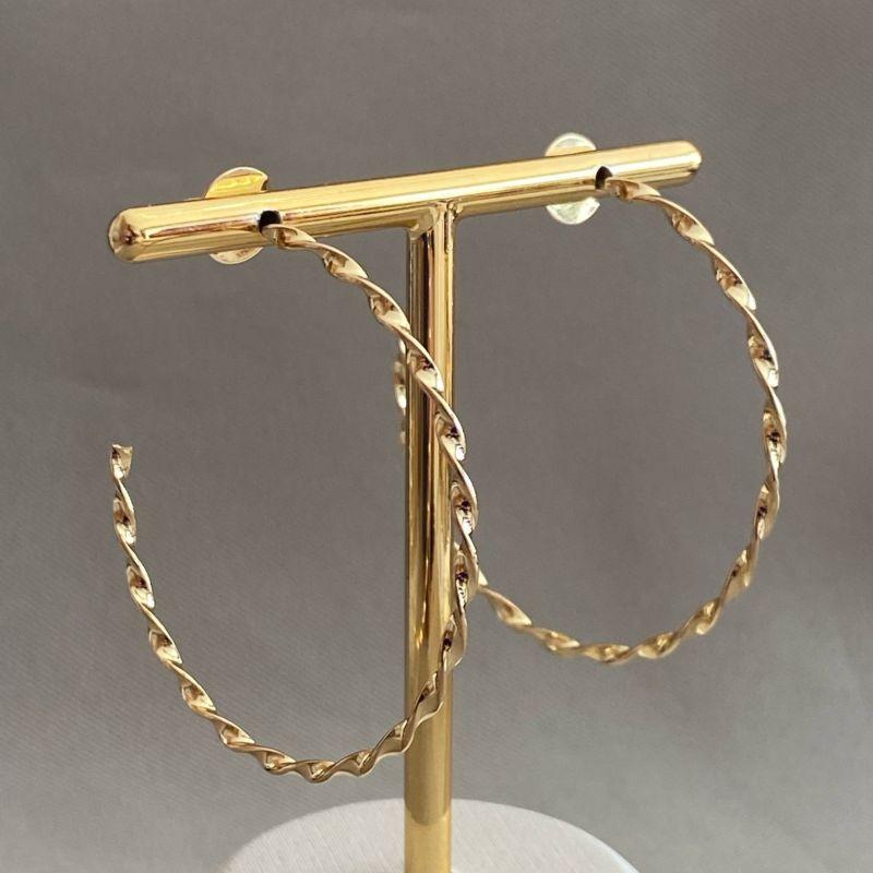 BRINCO ARGOLA FIO TORCIDO 40MM