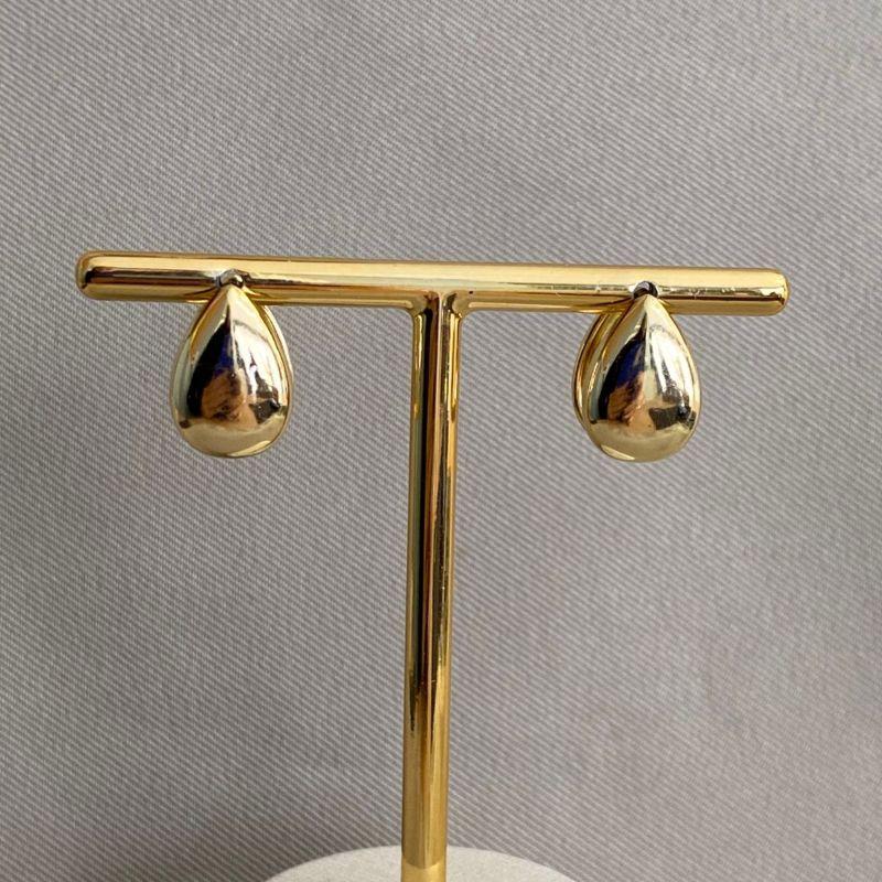 BRINCO ARGOLA GOTA LISA