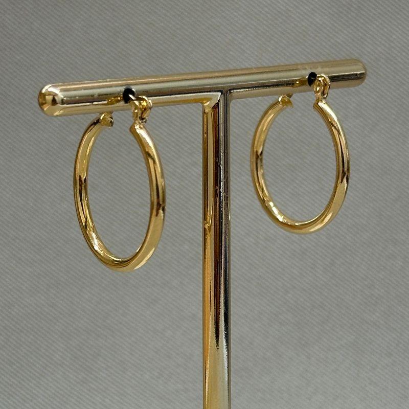 BRINCO ARGOLA MEDIA TUBO FECHO ITALIANO