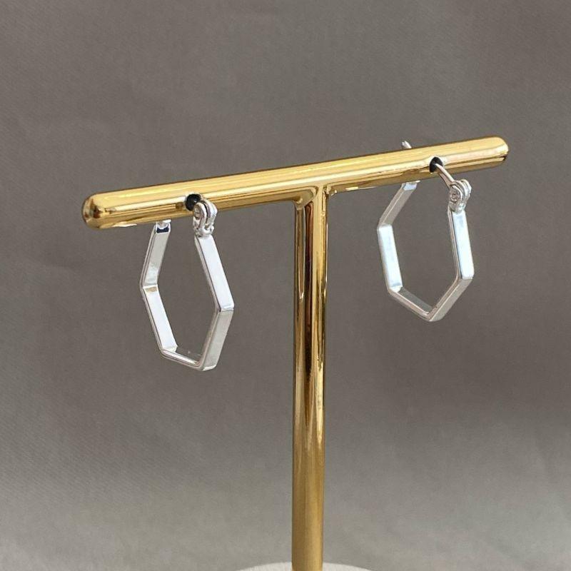 BRINCO ARGOLA OCTAGONAL