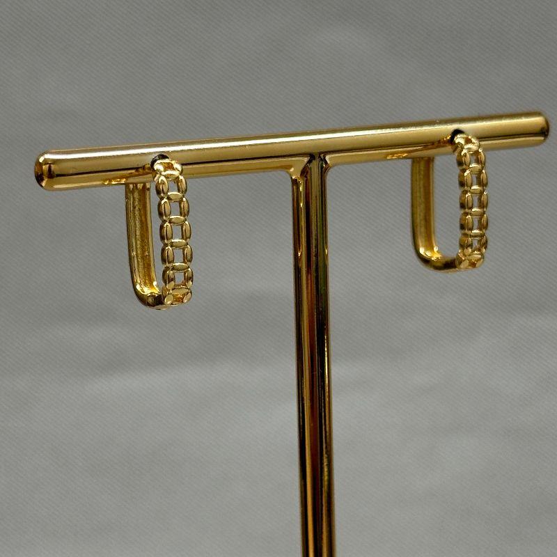 BRINCO ARGOLA QUADRADA