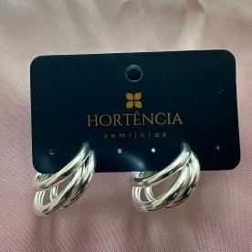 BRINCO ARGOLA TUBO TRIPLA