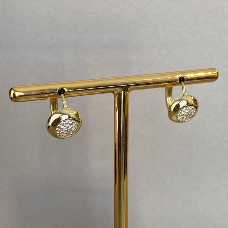 BRINCO ARGOLINHA COM CIRCULO CRAVEJADO