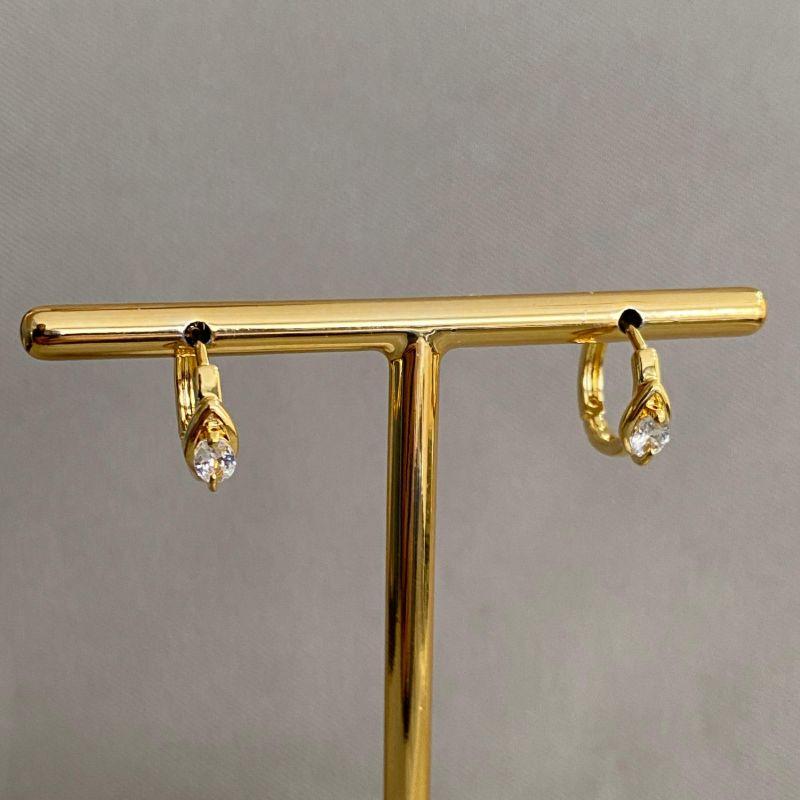 BRINCO ARGOLINHA COM ZIRCONIA