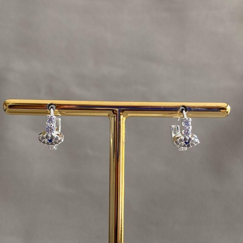 BRINCO ARGOLINHA COM ZIRCONIAS OLHO GREGO