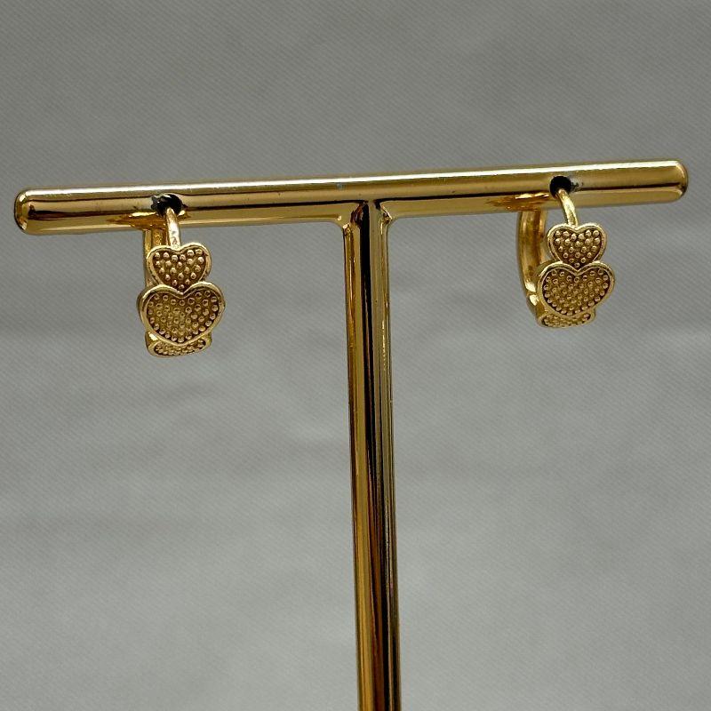 BRINCO ARGOLINHA CORAÇÕES