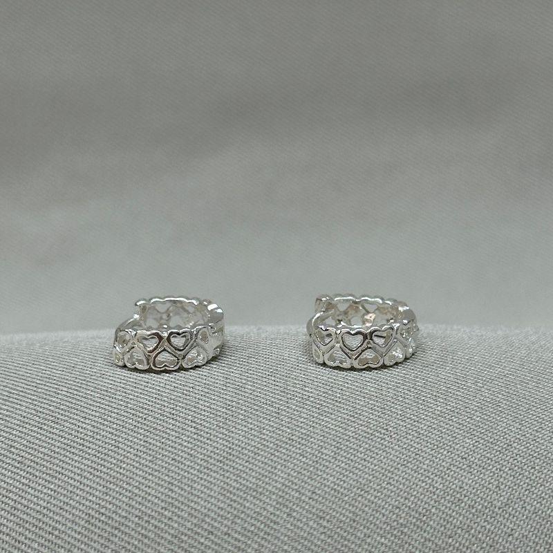 BRINCO ARGOLINHA CORAÇÕES