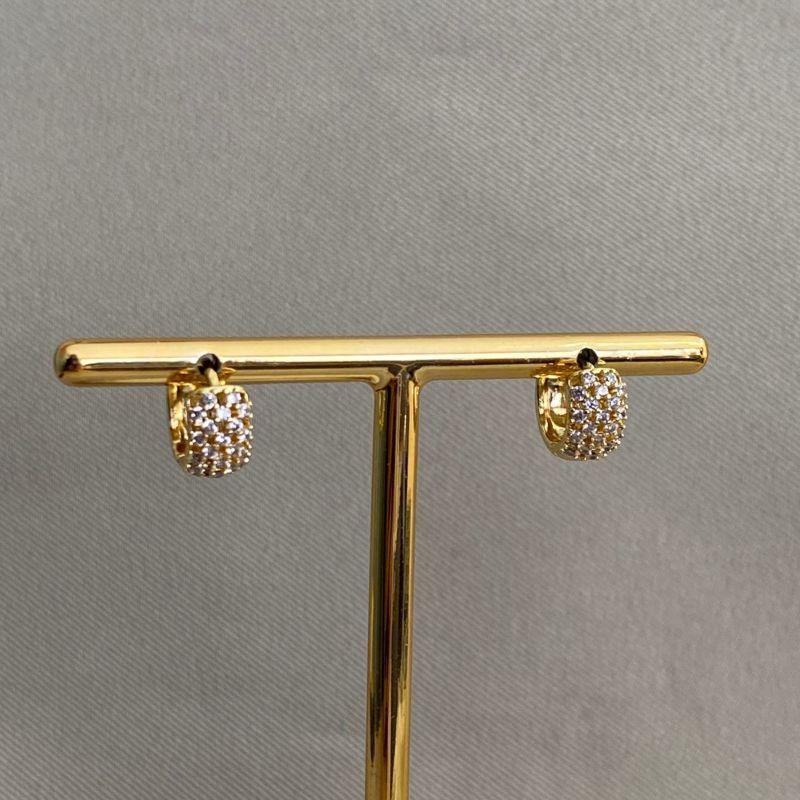 BRINCO ARGOLINHA CRAVEJADA