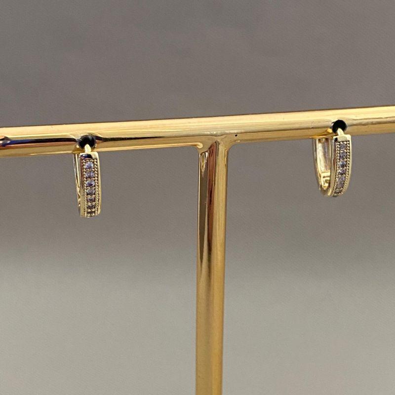 BRINCO ARGOLINHA CRAVEJADA P