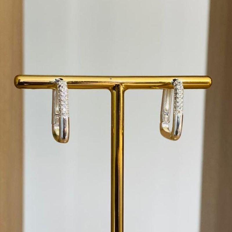 BRINCO ARGOLINHA CRAVEJADO