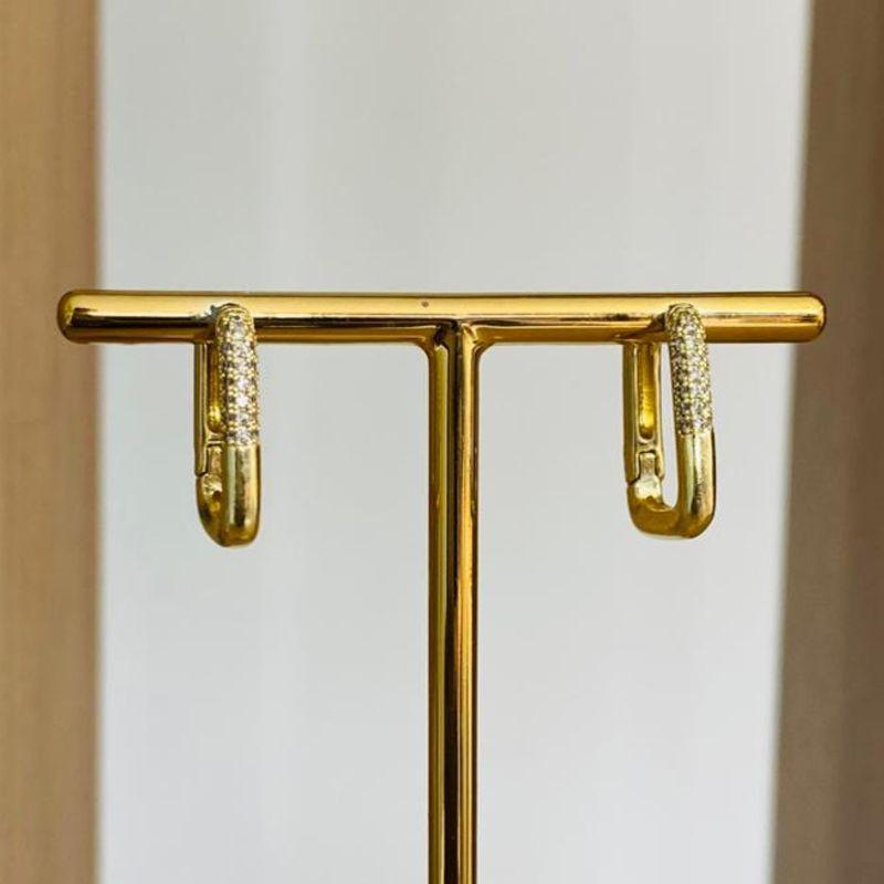 BRINCO ARGOLINHA CRAVEJADO