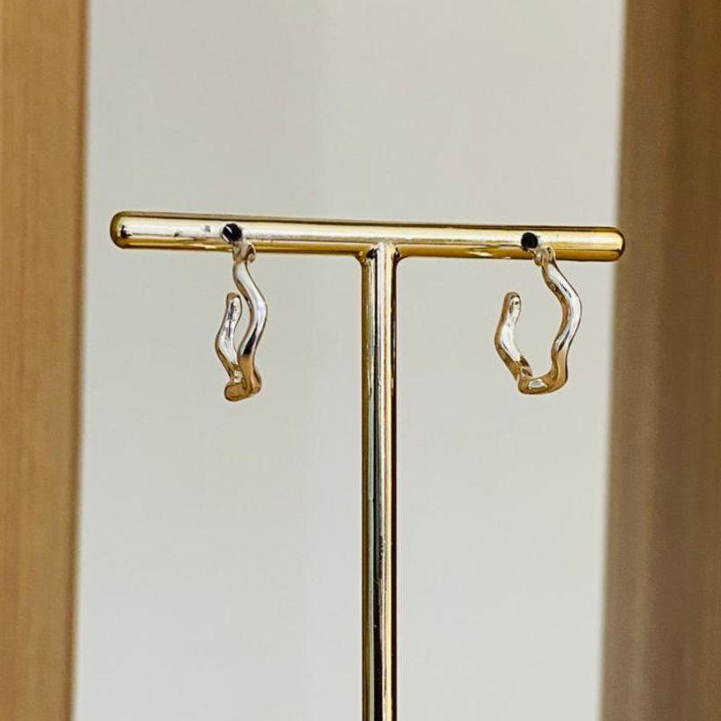 BRINCO ARGOLINHA ONDULADA G