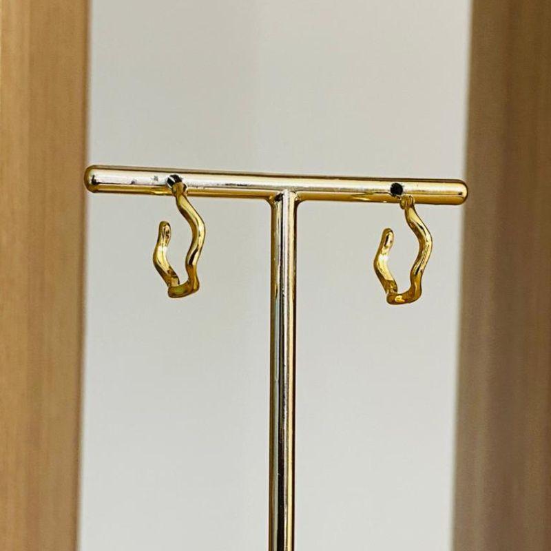 BRINCO ARGOLINHA ONDULADA G