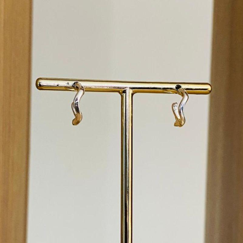 BRINCO ARGOLINHA ONDULADA P