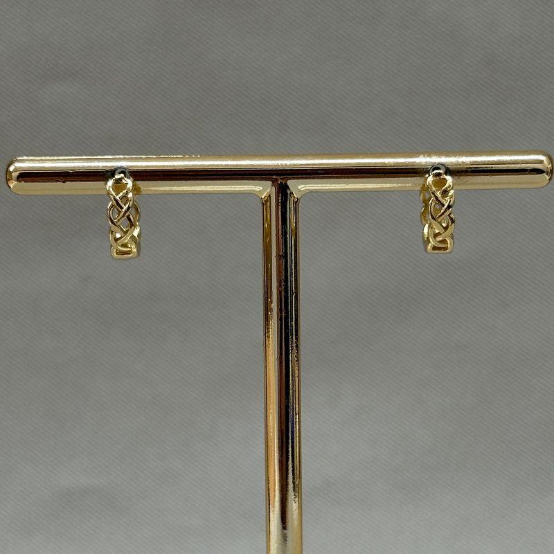 BRINCO ARGOLINHA TRANÇADA