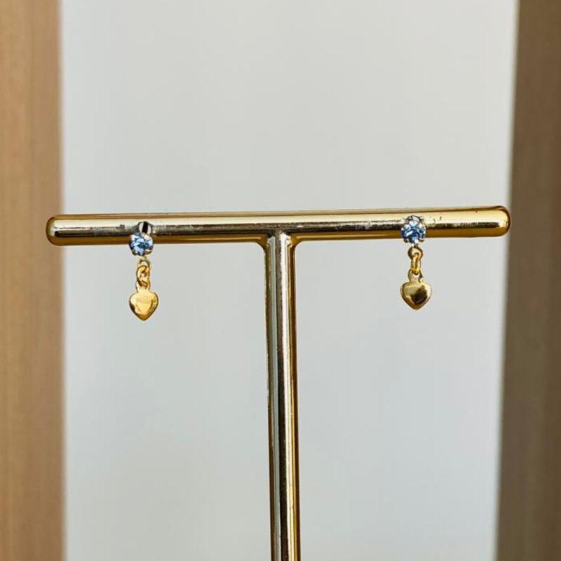 BRINCO BABY AZUL COM CORAÇÃO