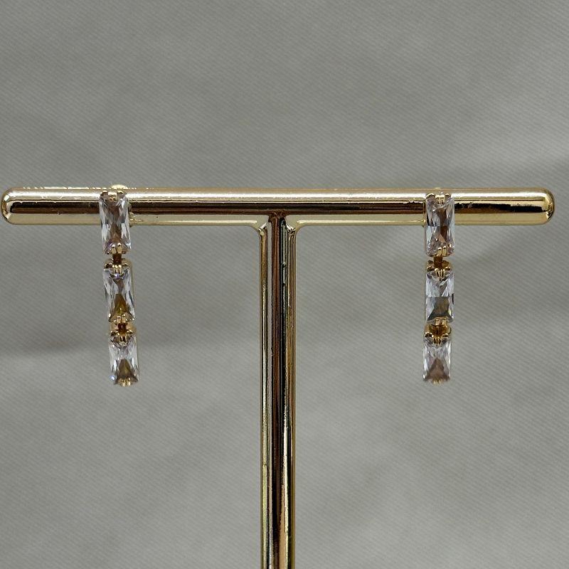 BRINCO BAGUETES ZIRCONIAS