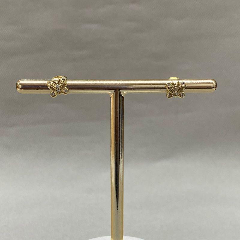 BRINCO BORBOLETA COM ZIRCONIA