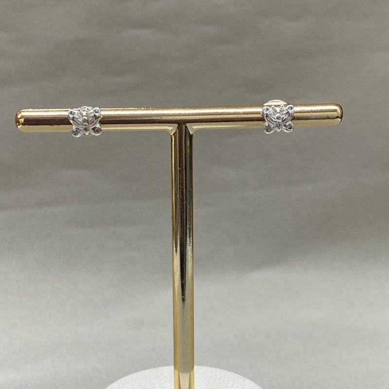 BRINCO BORBOLETA COM ZIRCONIA