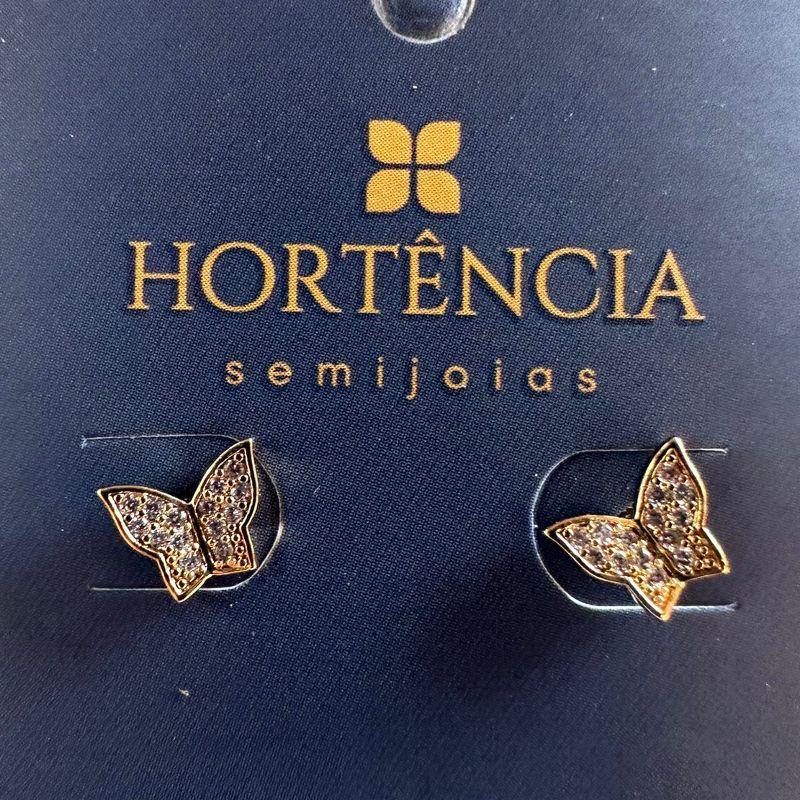 BRINCO BORBOLETA ZIRCONIA