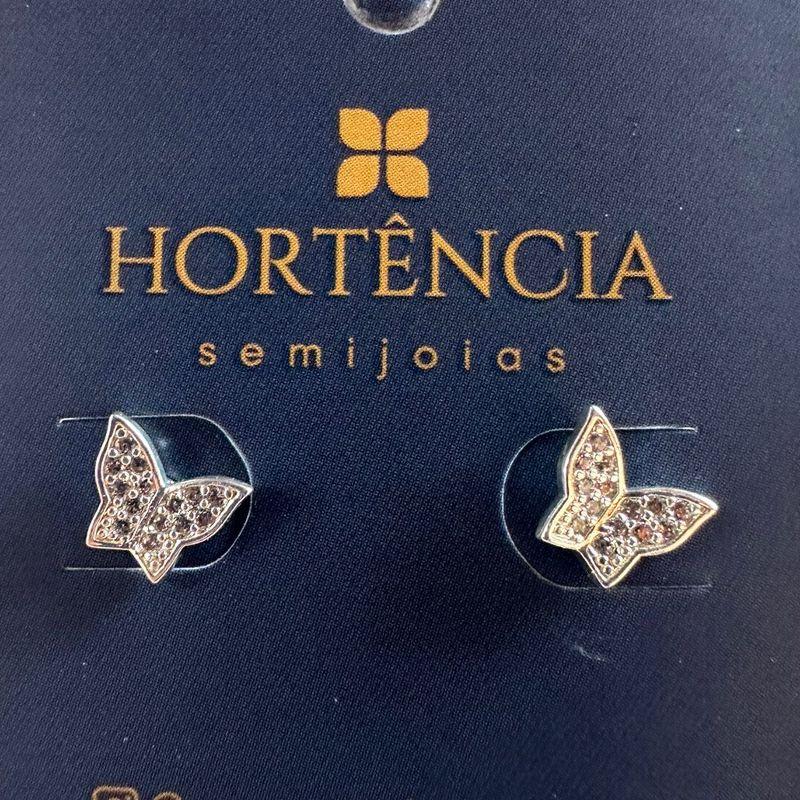 BRINCO BORBOLETA ZIRCONIA