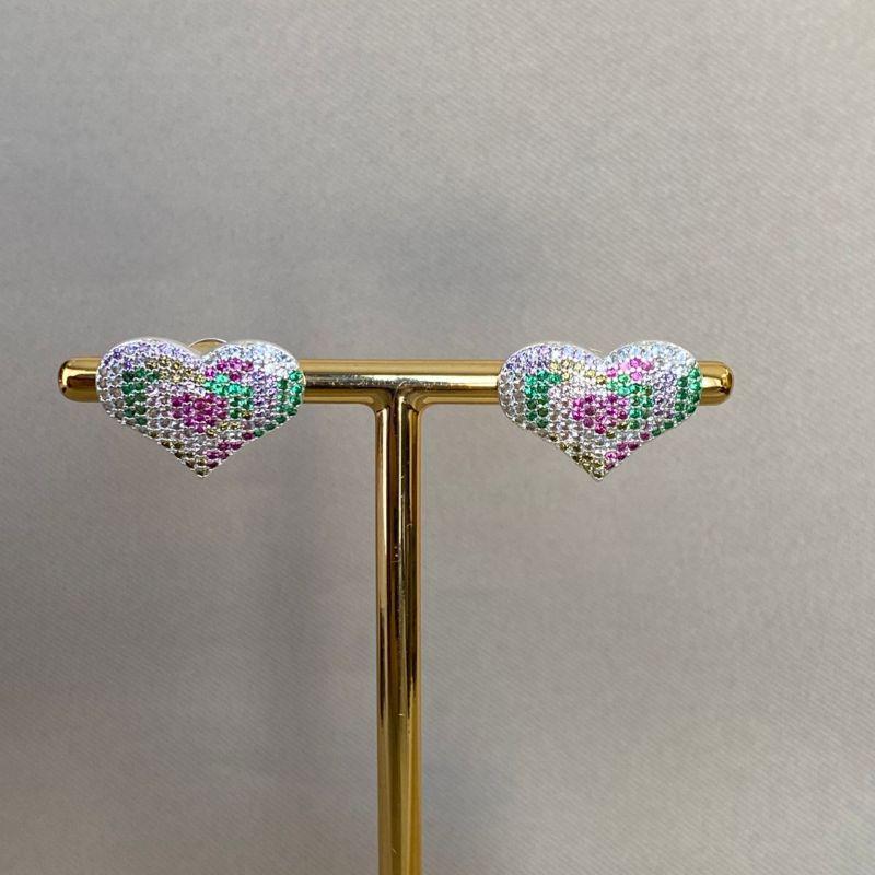 BRINCO CORAÇÃO CRAVEJADO COLORS