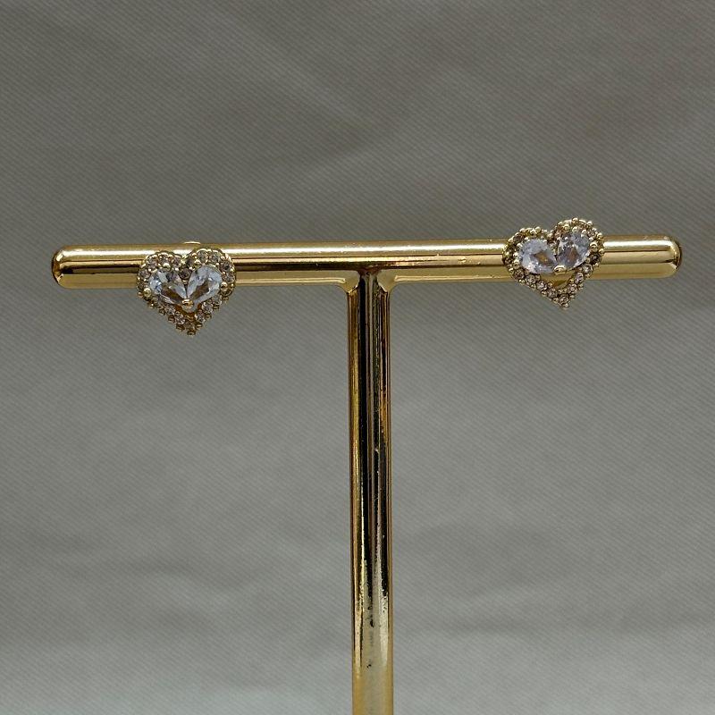 BRINCO CORAÇÃO CRAVEJADO/ZIRCONIA