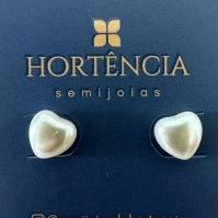 BRINCO CORAÇÃO DE PEROLA 6MM