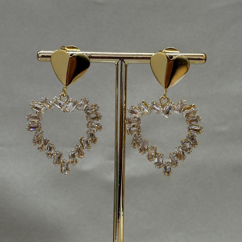 BRINCO CORAÇÃO LISO/CORAÇÃO ZIRCONIAS