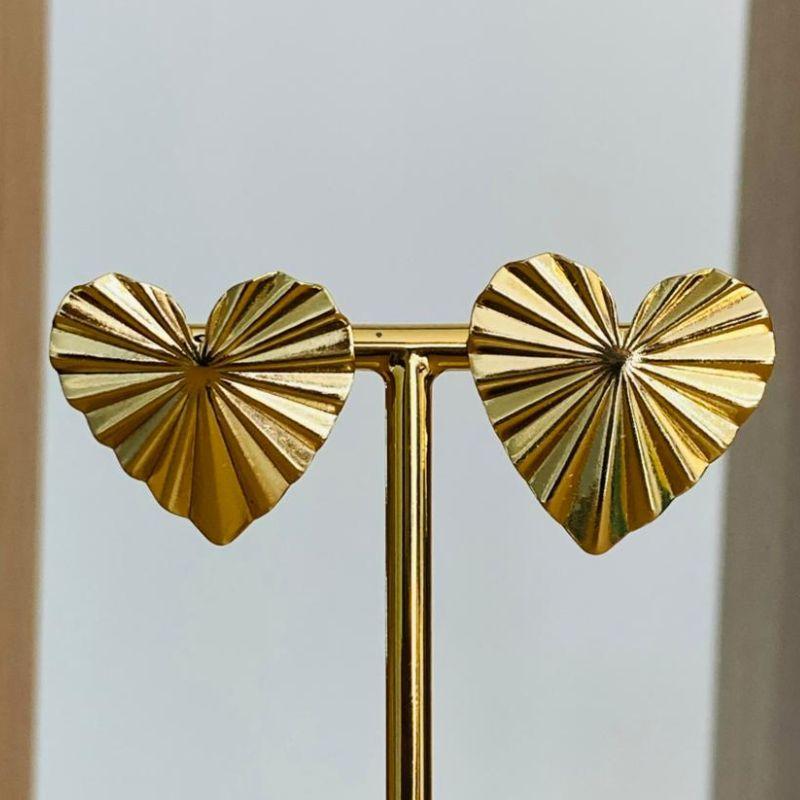 BRINCO CORAÇÃO ONDULADO