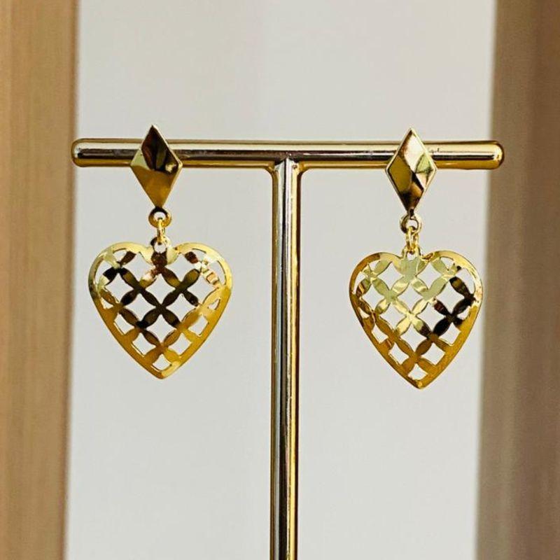 BRINCO CORAÇÃO VAZADO